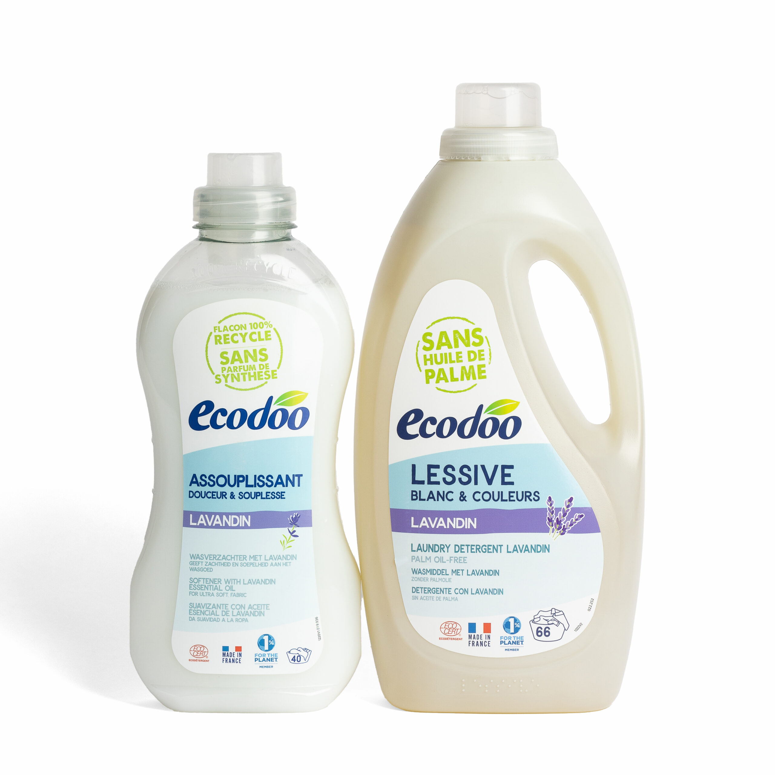 Set detergent și balsam pentru rufe cu aromă de lavandă