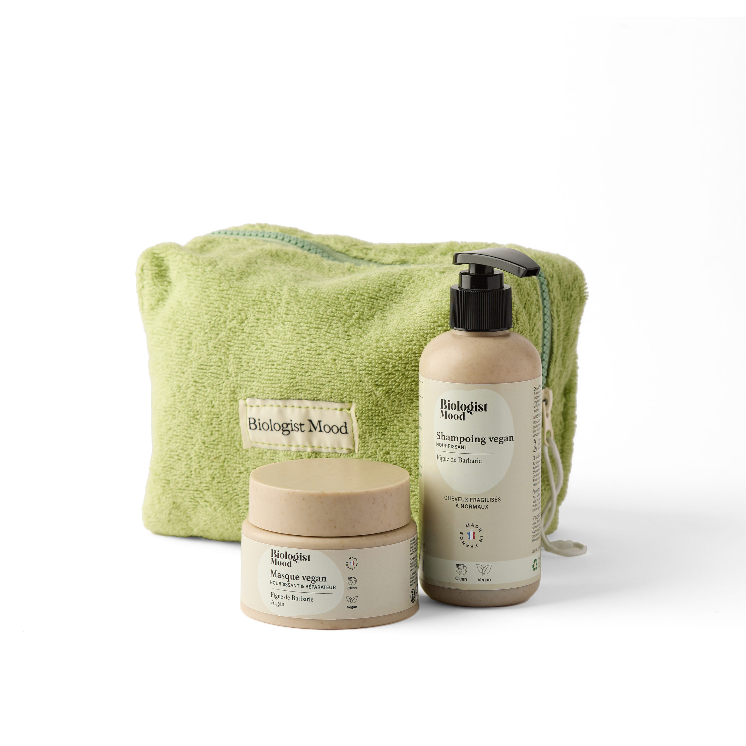 Set Șampon- mască de păr vegană și Kit Verde