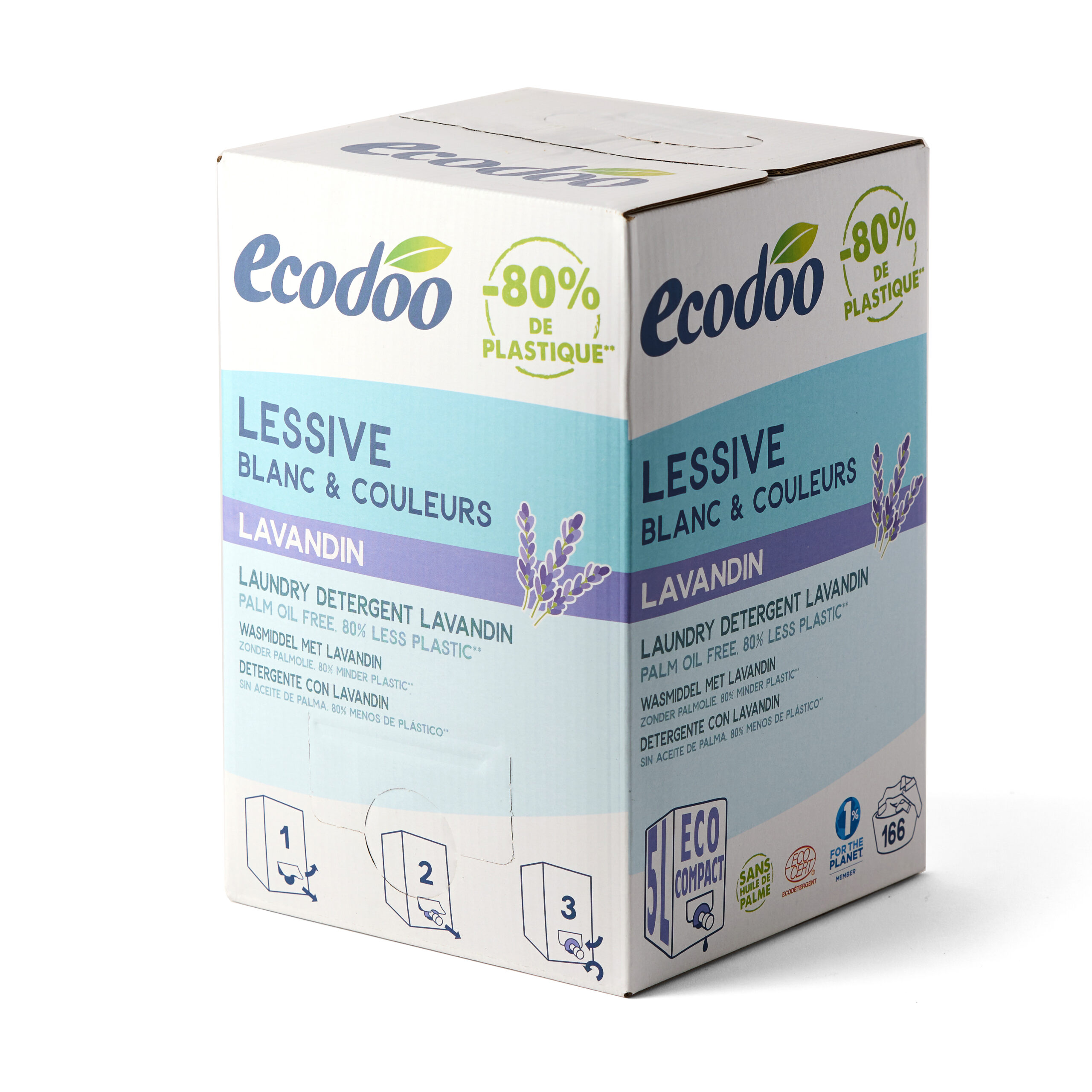 Detergent Eco pentru Rufe cu Aromă de Lavandă, 5 L – Ecodoo