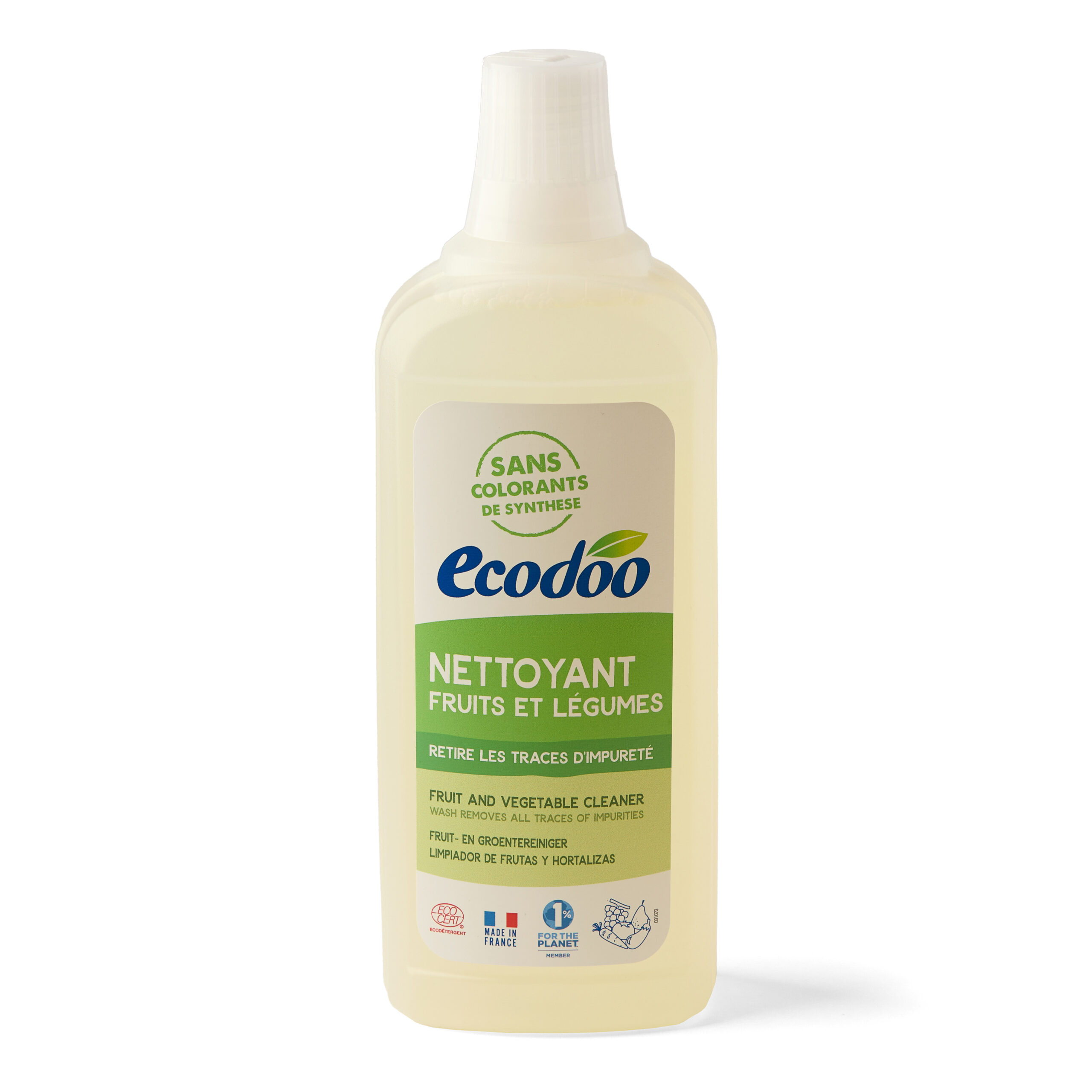 Detergent Eco pentru Curățarea Fructelor și Legumelor 750 ml -Ecodoo
