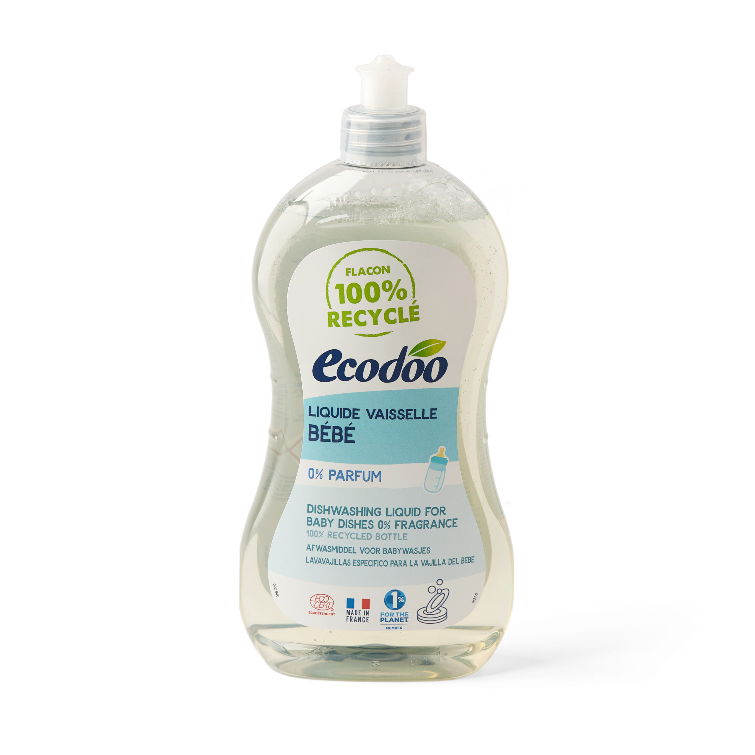 Detergent Eco Hipoalergenic Biberoane și Vesela Bebeluși, 500ml – Ecodoo