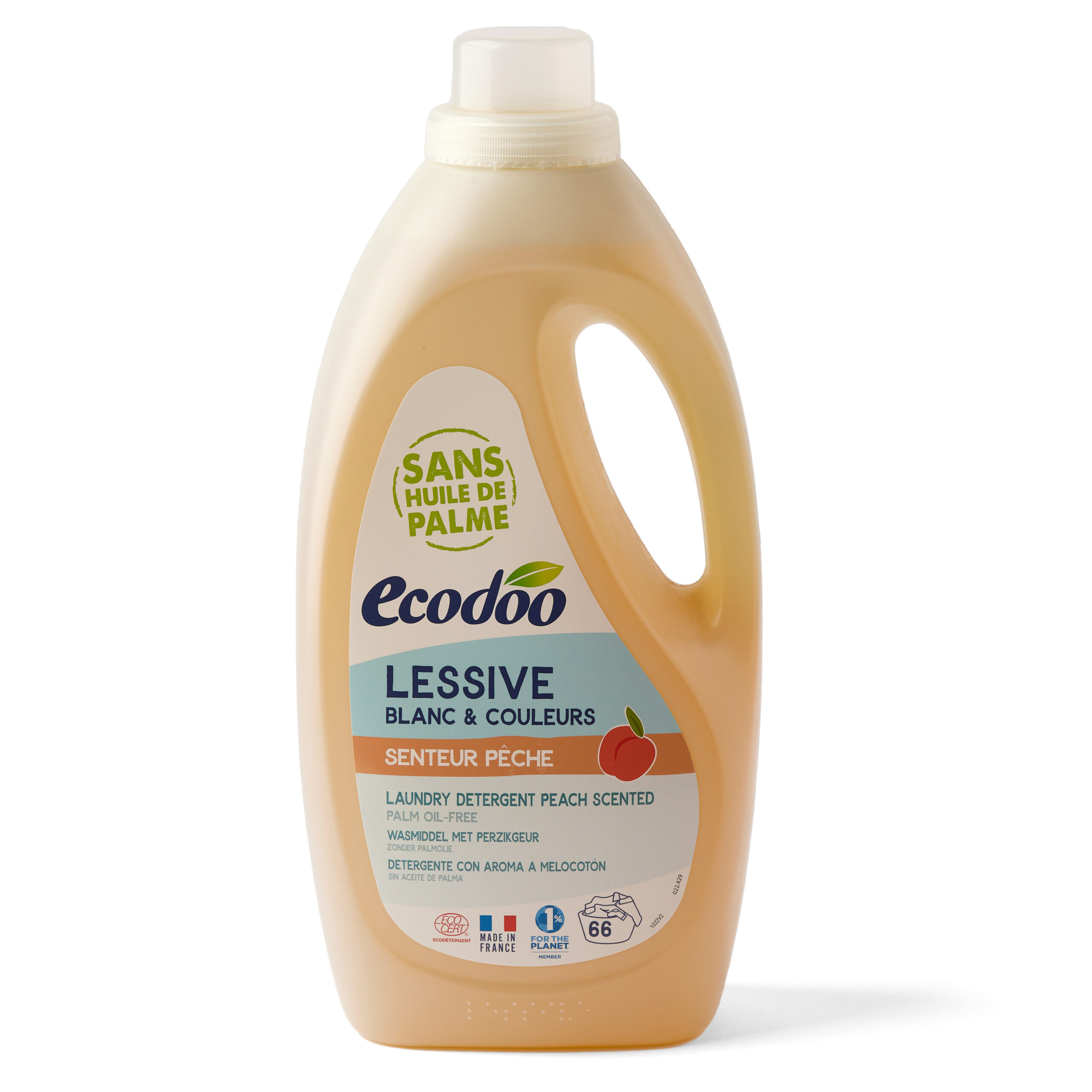 Detergent Eco pentru rufe cu aroma de piersici, 2L – Ecodoo
