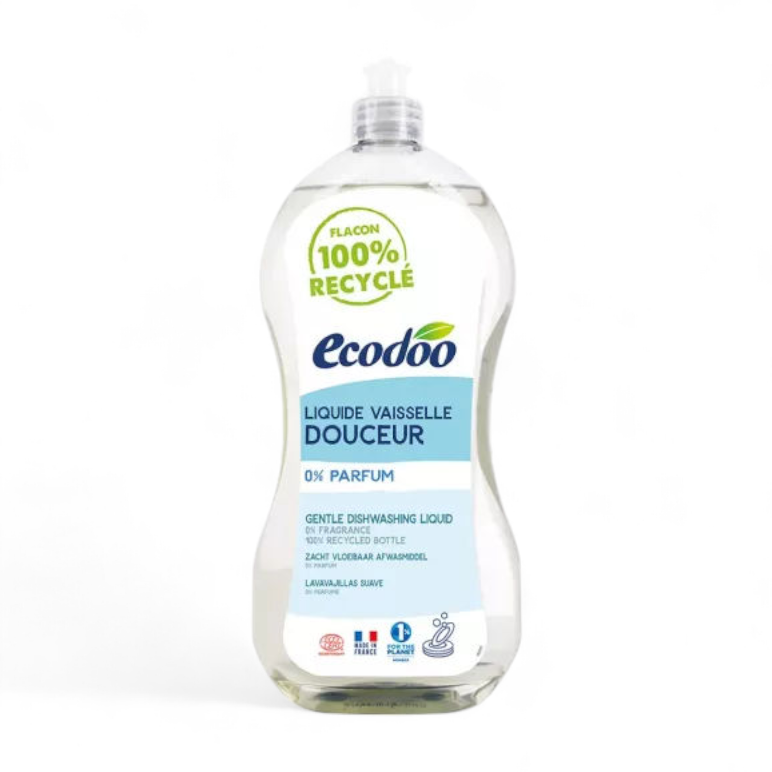 Detergent Eco de Vase Hipoalergenic , Fără Parfum, 1L – Ecodoo