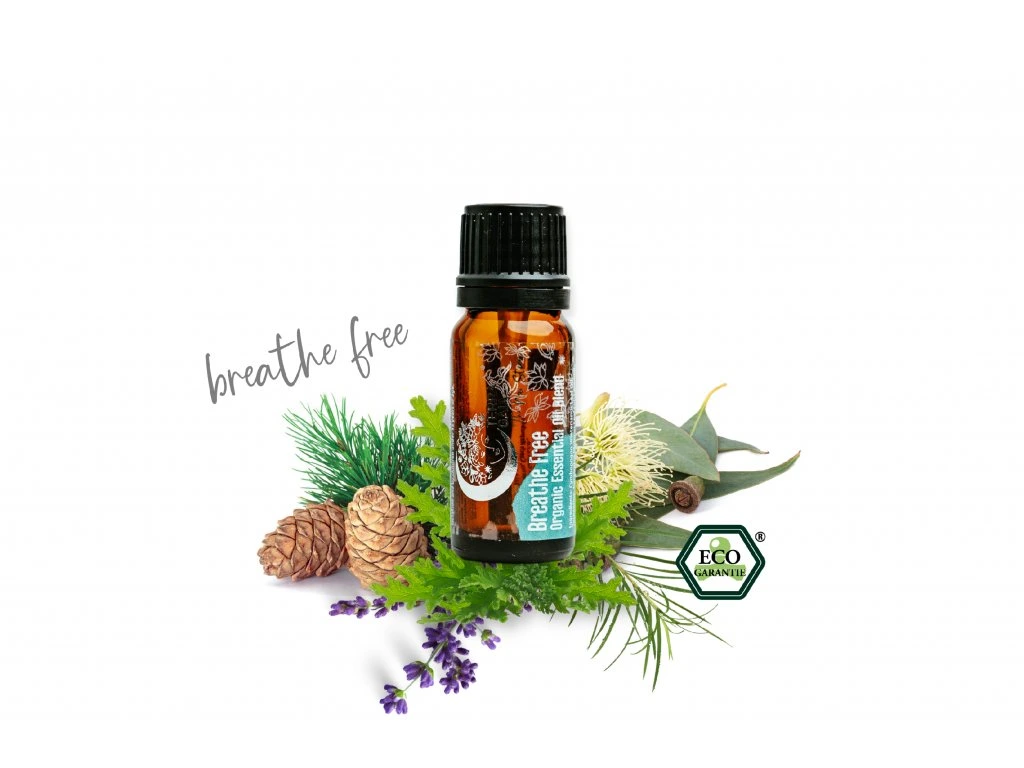 Amestec de uleiuri esențiale organice Breathe Free 10 ml