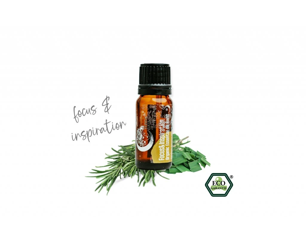 Amestec de uleiuri esențiale organice Focus & Inspiration 10 ml