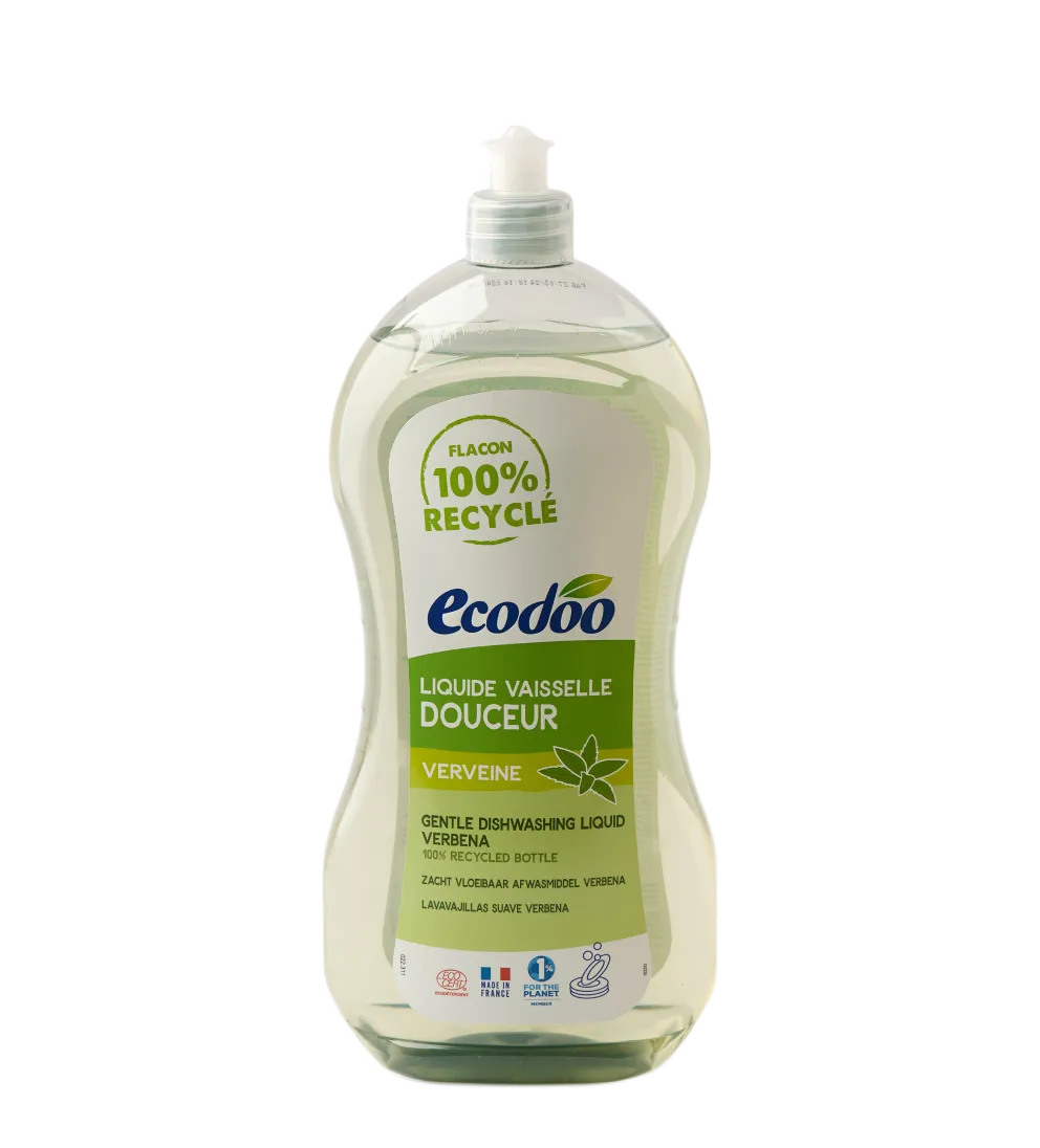 Detergent Eco de Vase cu Aloe Vera și Verbină, 1 L – Ecodoo