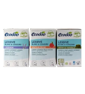 Набор из 3 стиральных порошков по 5 л для стирки - Ecodoo
