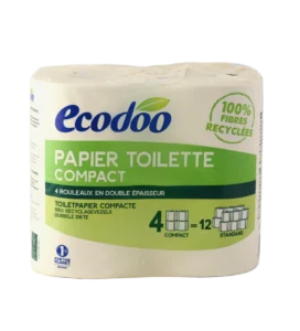 Компактная туалетная бумага, 4 рулона – Ecodoo.