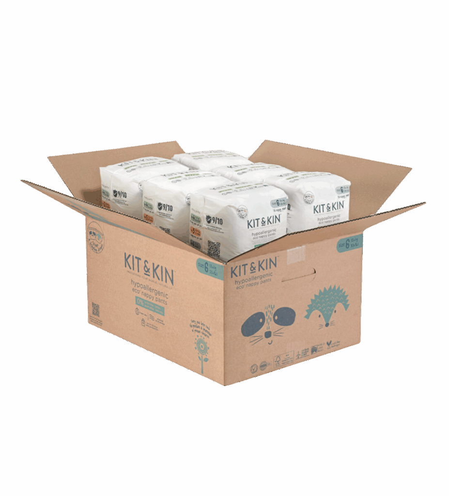 Chiloțel Hipoalergenic Ecologic Kit & Kin, mărimea 6, 15 kg, 108 buc.
