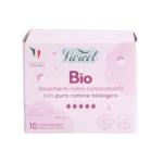 Absorbante Eco de Noapte din Bumbac Organic cu Aripioare 10 buc. - Vivicot