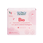 Absorbante Eco din Bumbac Organic fără aripioare 20 buc. - Vivicot