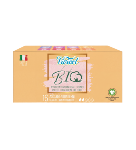 Tampoane Eco Normal din Bumbac Organic cu Aplicator, 16 buc. - Vivicot