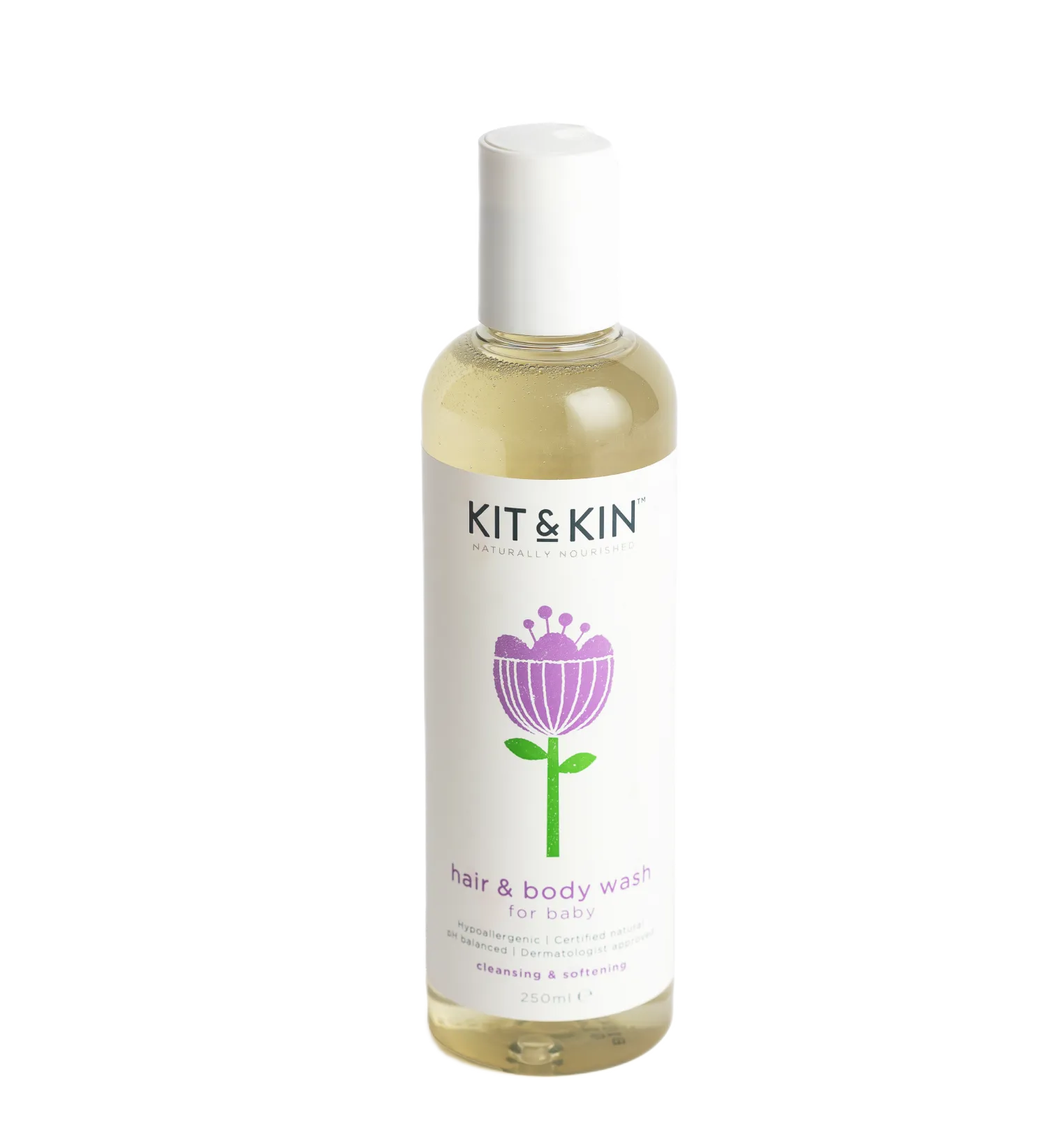 Șampon și gel de dus pentru copii 250ml - Kit & Kin