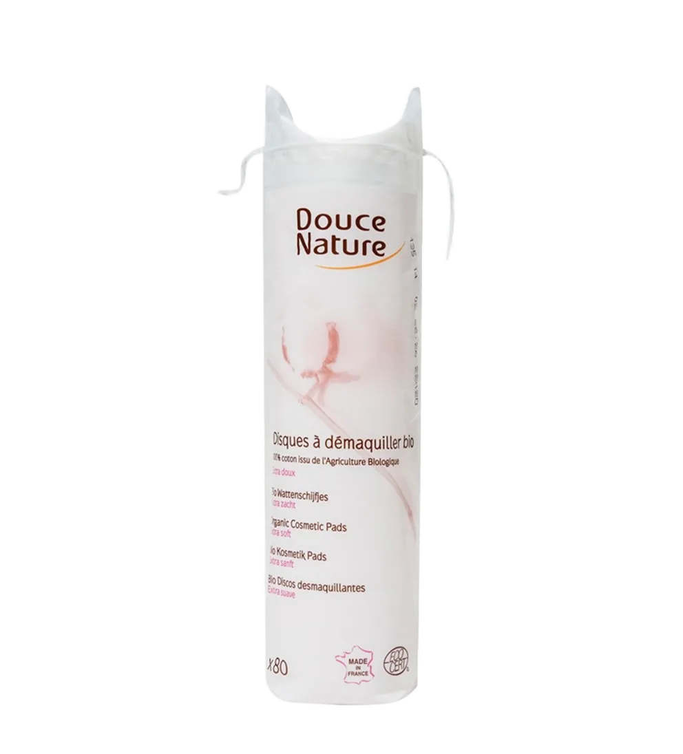 Discuri Eco Demachiante din Bumbac Organic 80 buc.- Douce Nature