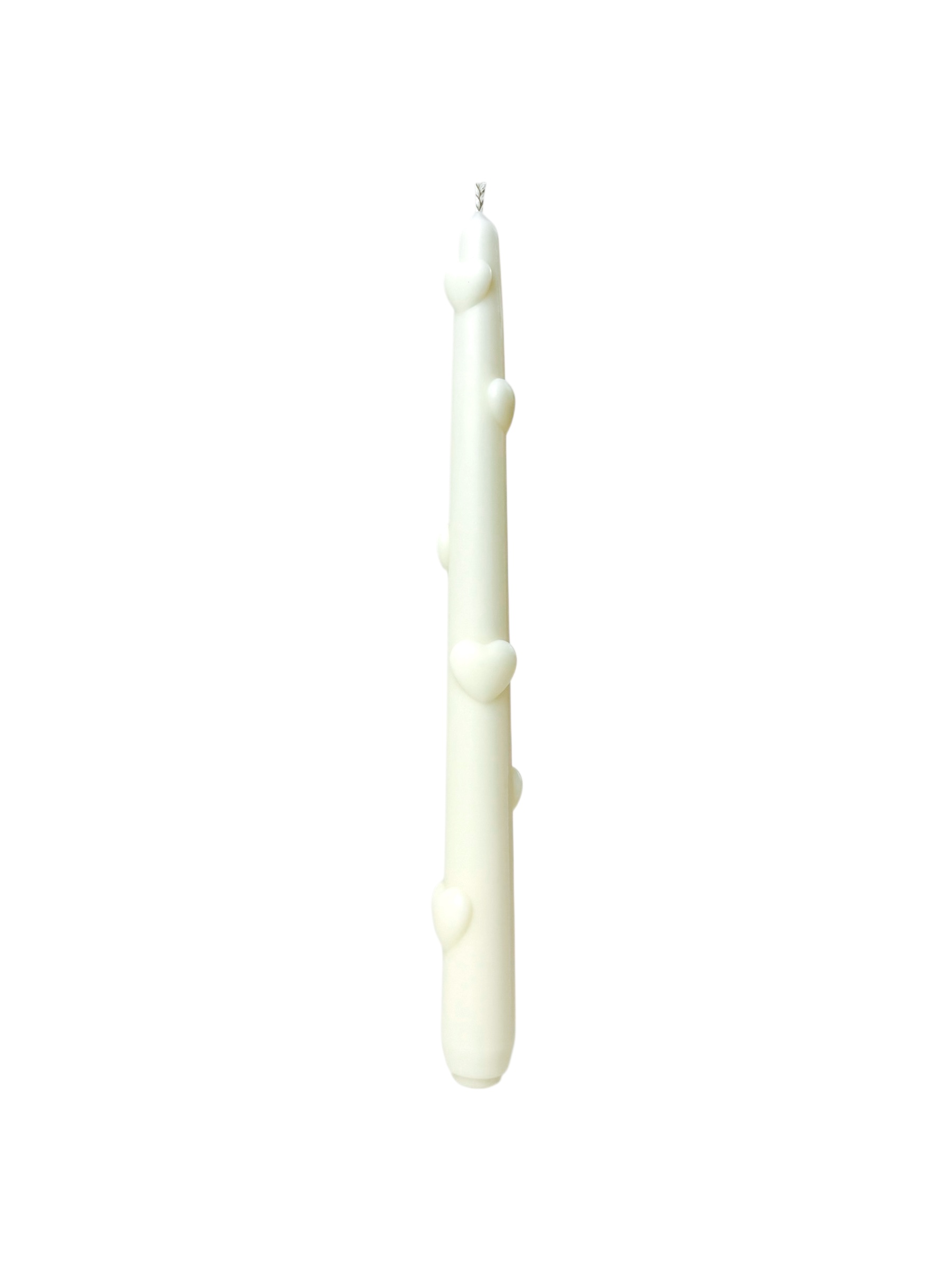 Lumânare cu inimioare 25cm