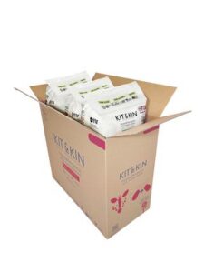 Chiloței Hipoalergenic Ecologic Kit & Kin, mărimea 7, 17 kg+, 96 buc.