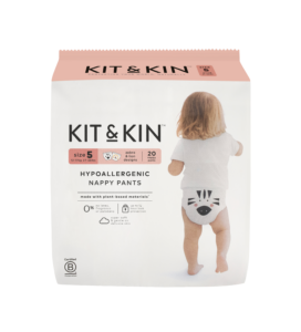 Chiloței Hipoalergenic Ecologic Kit & Kin, mărimea 5, 12-17 kg, 20 buc.
