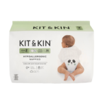 Scutece Hipoalergenice Ecologice Kit & Kin, mărimea 2, 4-8 kg , 38 buc.