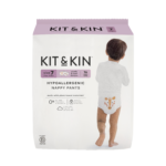 Chiloței Hipoalergenic Ecologic Kit & Kin, mărimea 7, 17 kg+, 16 buc.
