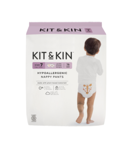 Chiloței Hipoalergenic Ecologic Kit & Kin, mărimea 7, 17 kg+, 16 buc.