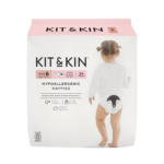 Scutece Hipoalergenice Ecologice Kit & Kin, mărimea 6, 14 kg +, 24 buc.