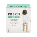 Chiloței Hipoalergenic Ecologic Kit & Kin, mărimea 4, 9-15 kg+, 22 buc.