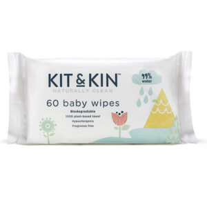 Șervețele Umede Hipoalergenice Biodegradabile, 60 buc. - Kit & Kin