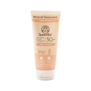 Protecție solară minerală organică pentru bebeluși și copii SPF 30
