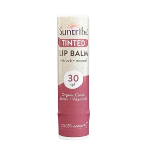 Balsam de buze mineral organic nuanțat SPF 30