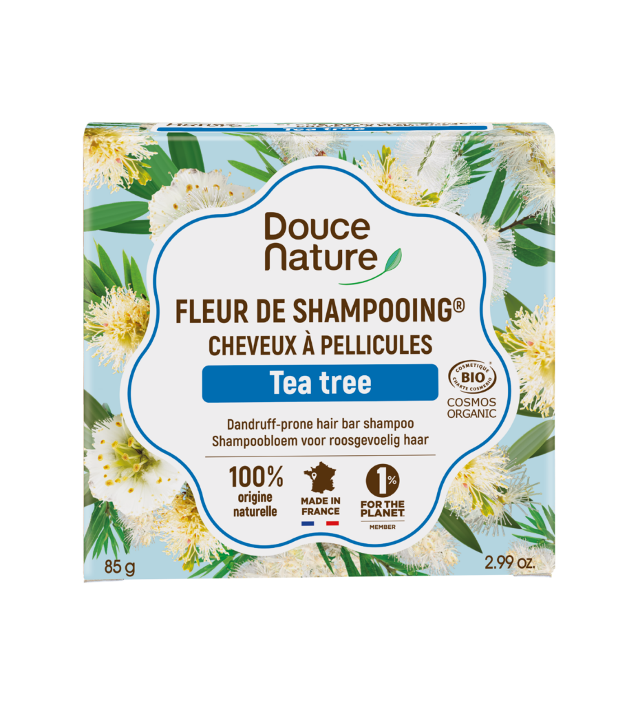 Floare de Șampon -pentru Păr cu Mătreață, cu Ulei de Arbore de Ceai 85 g