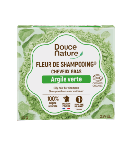 Floare de Șampon -pentru Păr Gras, cu Argilă verde 85 g