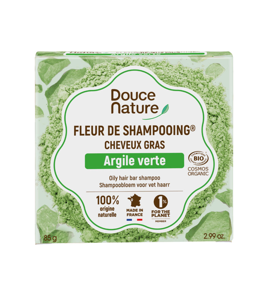 Floare de Șampon -pentru Păr Gras, cu Argilă verde 85 g