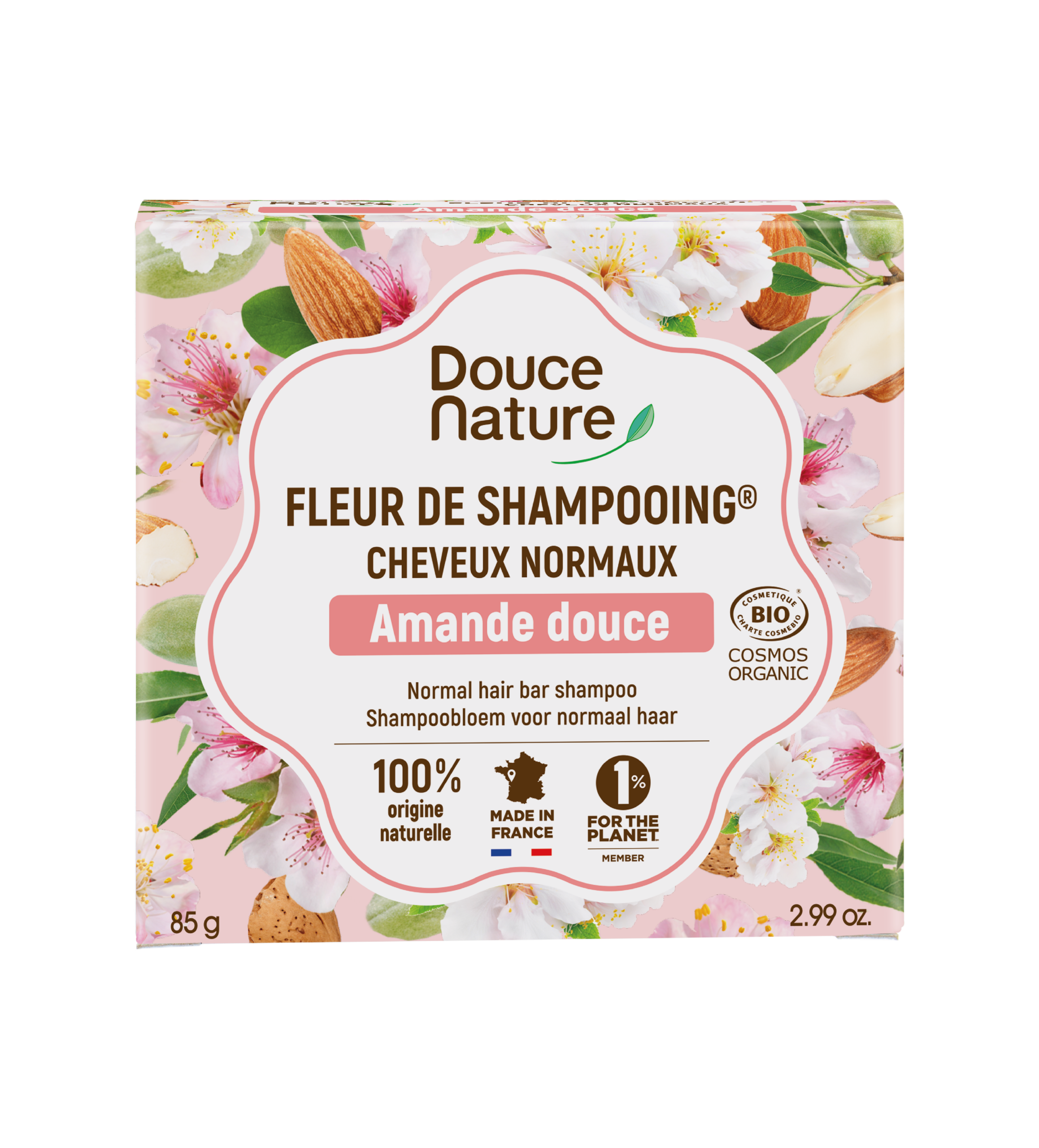 Floare de Șampon -pentru Păr Normal cu Migdale Dulci 85 g