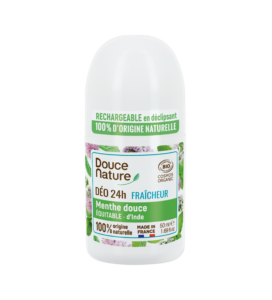 Deodorant Natural roll-on cu Mentă 50 ml