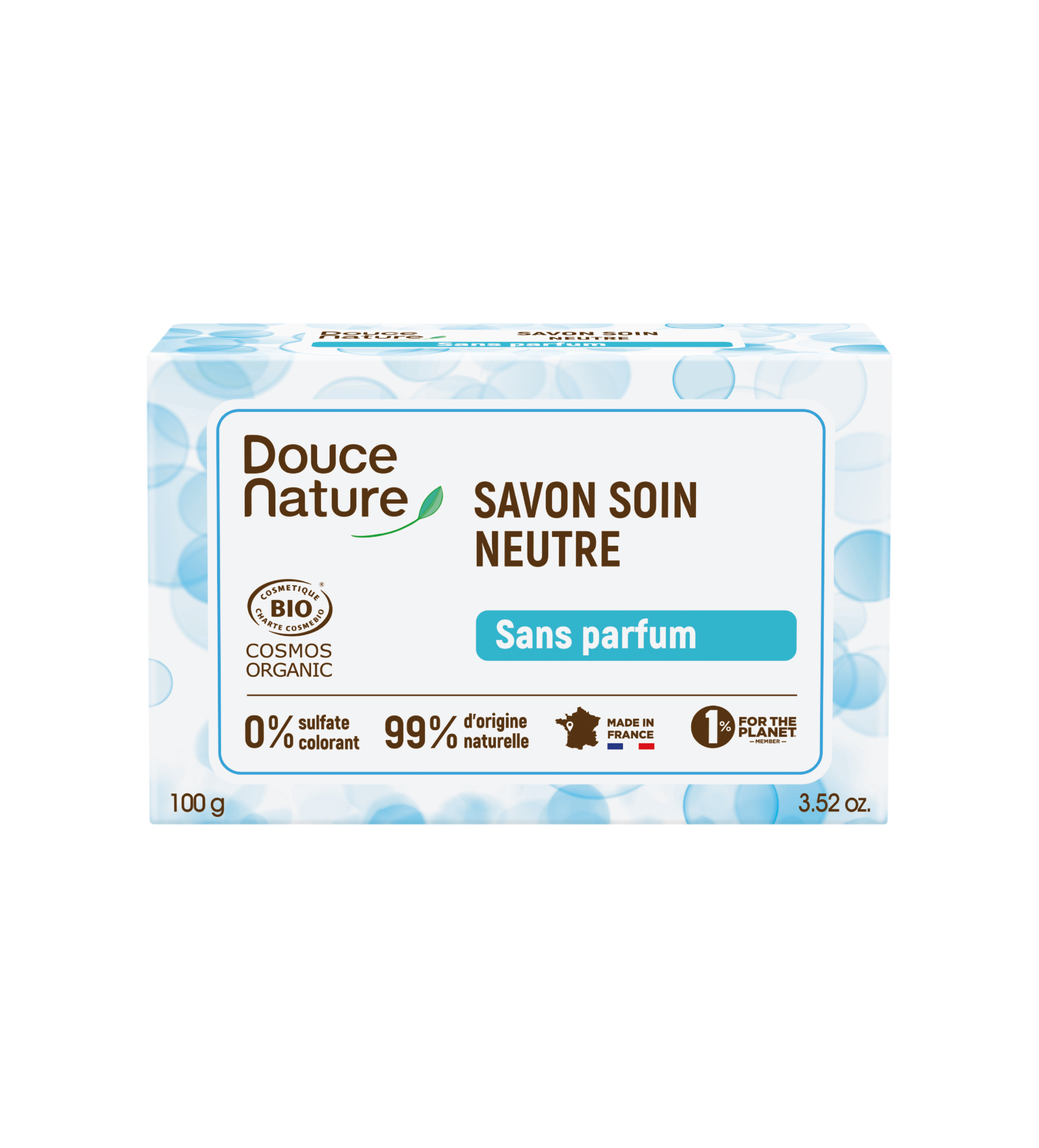 Săpun Eco Solid de Îngrijire fără Parfum 100 g